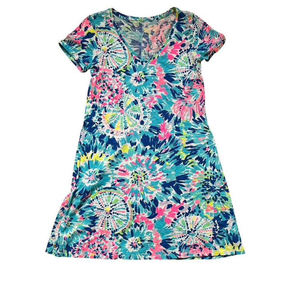 Lilly Pulitzer Dive-In Jessica Dress Preppy Vacation Beach,‎ Small